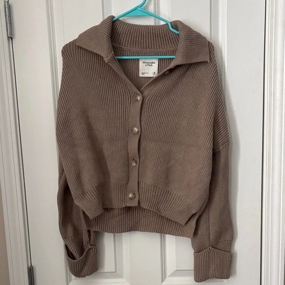 Abercrombie & Fitch Collared Button Up Cardigan - Picture 1 of 4